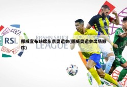 挪威宣布缺席东京奥运会(挪威奥运会出场顺序)