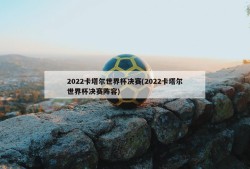 2022卡塔尔世界杯决赛(2022卡塔尔世界杯决赛阵容)