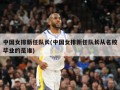 中国女排新任队长(中国女排新任队长从名校毕业的是谁)