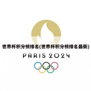 世界杯积分榜排名(世界杯积分榜排名最新)