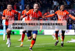 西班牙国王杯赛程比分(西班牙国王杯赛程比分表最新)