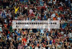 克里斯安德森(克里斯安德森在什么一书中指出)