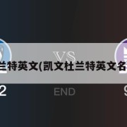凯文杜兰特英文(凯文杜兰特英文名怎么写)