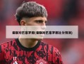 曼联对巴塞罗那(曼联对巴塞罗那比分预测)