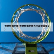 世界杯俄罗斯(世界杯俄罗斯为什么被禁赛了)