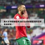 美式足球和橄榄球(美式足球和橄榄球的区别英语回答)