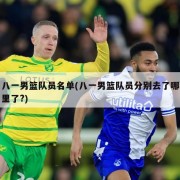 八一男篮队员名单(八一男篮队员分别去了哪里了?)