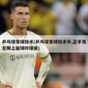 乒乓球发球技术(乒乓球发球技术中,正手发左侧上旋球时球速)