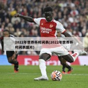 2022年世界杯时间表(2022年世界杯时间表图片)