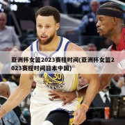 亚洲杯女篮2023赛程时间(亚洲杯女篮2023赛程时间日本中国)