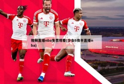 视频直播nba免费观看(少女6夜半直播nba)