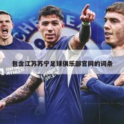 包含江苏苏宁足球俱乐部官网的词条
