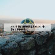 2022卡塔尔世界杯赛程出炉(2022卡塔尔世界杯揭幕战)