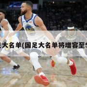 国足大名单(国足大名单将增容至50+)