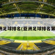 亚洲足球排名(亚洲足球排名第一)
