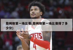 詹姆斯第一场比赛(詹姆斯第一场比赛得了多少分)