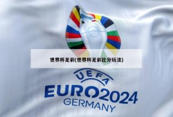 世界杯足彩(世界杯足彩比分玩法)