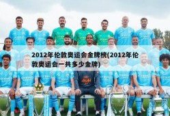 2012年伦敦奥运会金牌榜(2012年伦敦奥运会一共多少金牌)