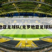克罗地亚足球队(克罗地亚足球队教练)