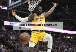 cba联赛赛程表(cba联赛赛程表第三阶段)