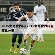 2015女足世界杯(2015女足世界杯全部比分表)