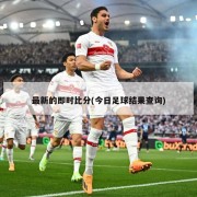 最新的即时比分(今日足球结果查询)