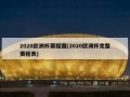 2020欧洲杯赛程图(2020欧洲杯完整赛程表)