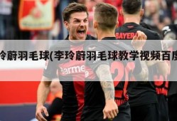 李玲蔚羽毛球(李玲蔚羽毛球教学视频百度网盘)