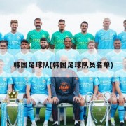 韩国足球队(韩国足球队员名单)