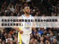 冬奥会中国奖牌数量排名(冬奥会中国奖牌数量排名世界第几)