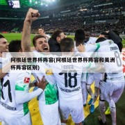 阿根廷世界杯阵容(阿根廷世界杯阵容和美洲杯阵容区别)