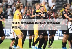 NBA东部决赛赛程表(nba东部决赛赛程表图片)