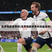 克罗地亚世界杯(克罗地亚世界杯历届成绩)