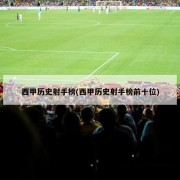 西甲历史射手榜(西甲历史射手榜前十位)