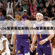 cba复赛赛程安排(cba复赛赛程表)