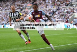 2018世界杯比赛结果表(2018世界杯所有比赛结果)