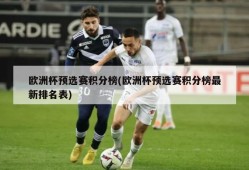 欧洲杯预选赛积分榜(欧洲杯预选赛积分榜最新排名表)