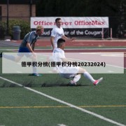 德甲积分榜(德甲积分榜20232024)