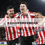 包含2010年世界杯决赛的词条