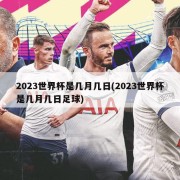 2023世界杯是几月几日(2023世界杯是几月几日足球)