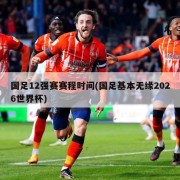 国足12强赛赛程时间(国足基本无缘2026世界杯)