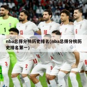 nba总得分榜历史排名(nba总得分榜历史排名第一)