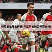 印尼羽毛球公开赛(印尼羽毛球公开赛安排)