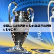 法国队2021欧洲杯大名单(法国队欧洲杯大名单公布)