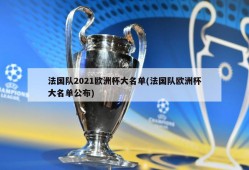 法国队2021欧洲杯大名单(法国队欧洲杯大名单公布)