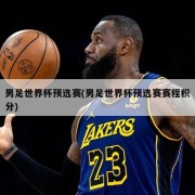 男足世界杯预选赛(男足世界杯预选赛赛程积分)