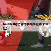 balotelli(巴洛特利巅峰在哪个球队)