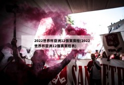 2022世界杯亚洲12强赛赛程(2022世界杯亚洲12强赛赛程表)