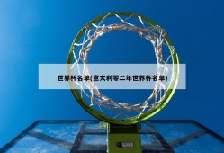 世界杯名单(意大利零二年世界杯名单)