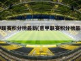 意甲联赛积分榜最新(意甲联赛积分榜最新雷速)